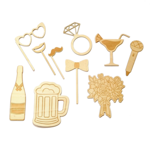 Caisse d'accessoires borne à selfie