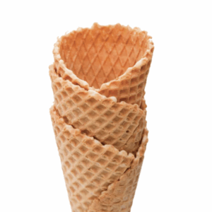 cornet gaufré pour glace