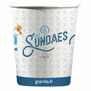 Pack vaisselle jetable pour glaces