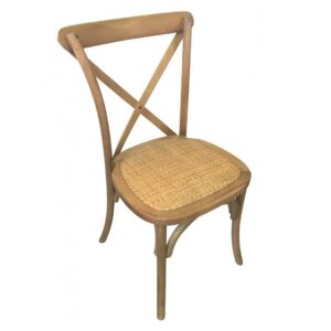 Chaise Bois Dos Croisé