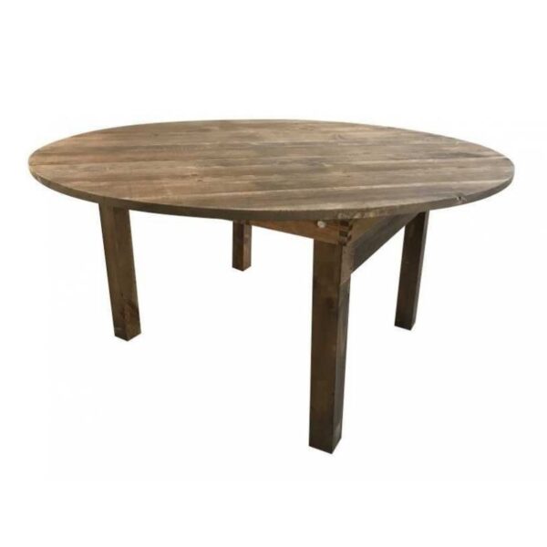 Table ronde bois diamètre 153cm