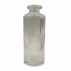 Vase bouteille transparent