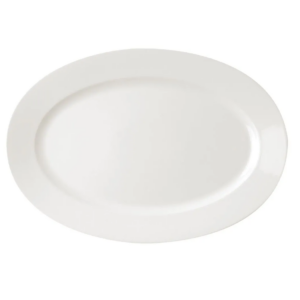 Plateau de service porcelaine 38cm